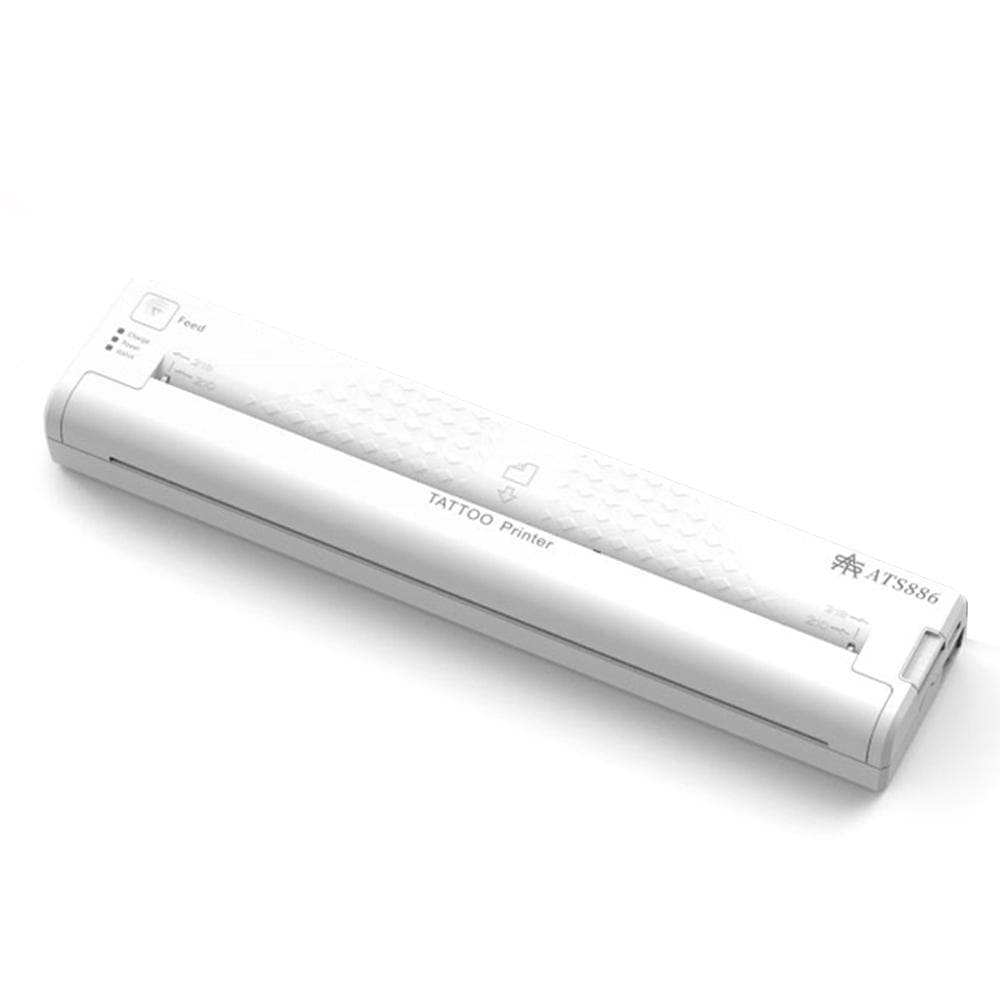 USB Tattoos Printer Thermal Tattoos Pattern Stencil Machine APP One-click Printing Compatible with white