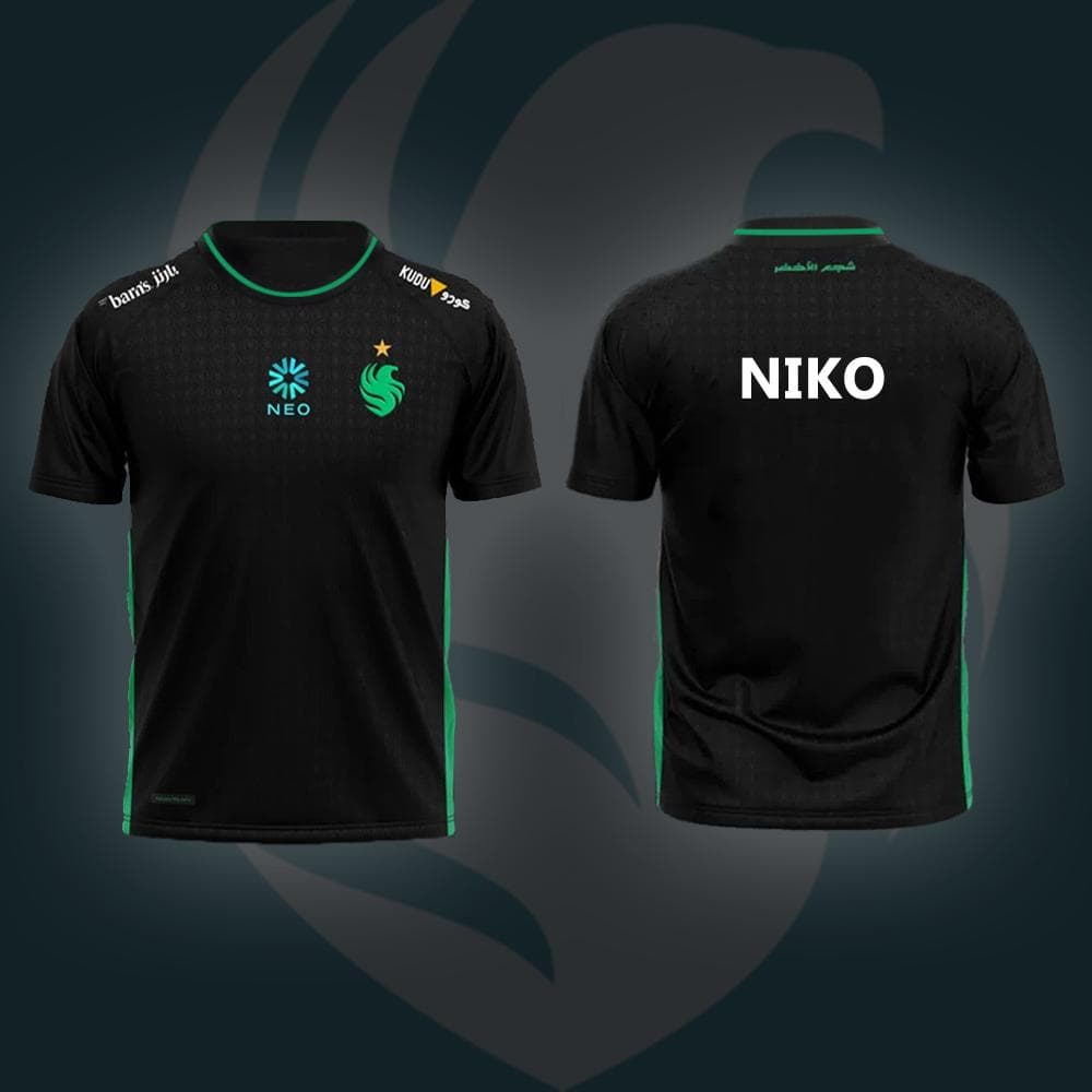 2025 New Counter-Strike2 Team Falcons Esports Uniform Jersey Breathable Sports Sports Fashion Fans Gift Tshirts Loose Tops 6XL