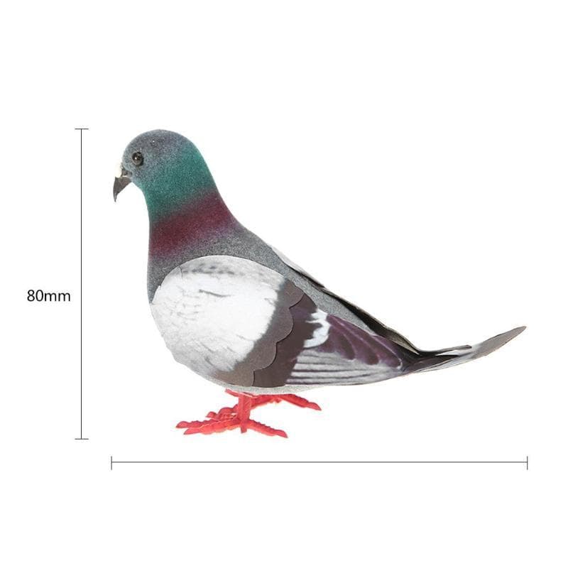 Simulation Foam Pigeon Fake Artificial Imitation Bird Animal Home Garden Ornament Miniature Decoration Home Decoration 1pcs