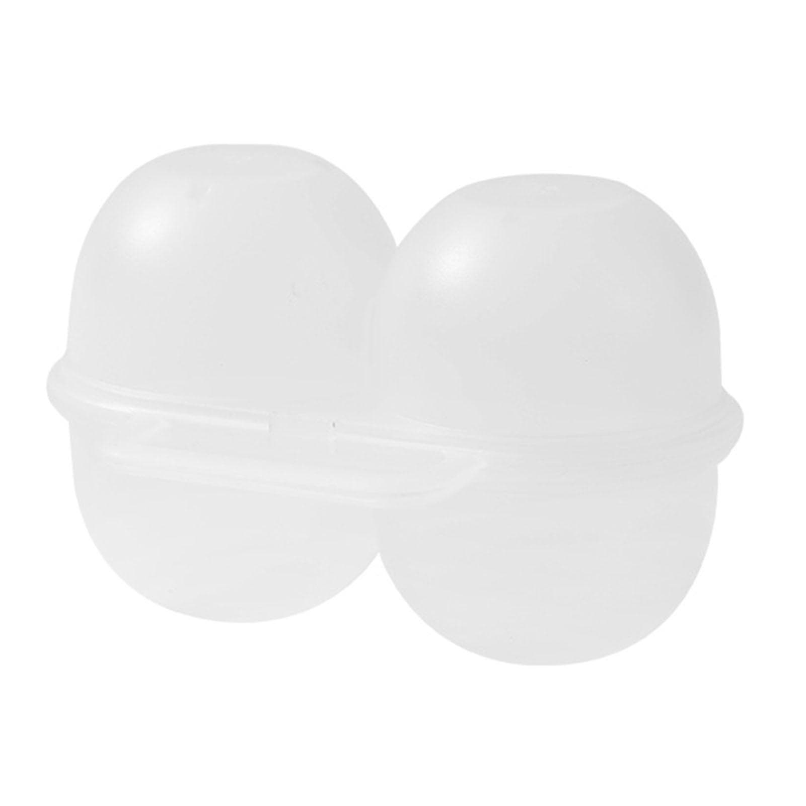 Portable Egg Storage Box Shockproof 2 Egg Carrier Container Case for Outdoor Camping Hiking