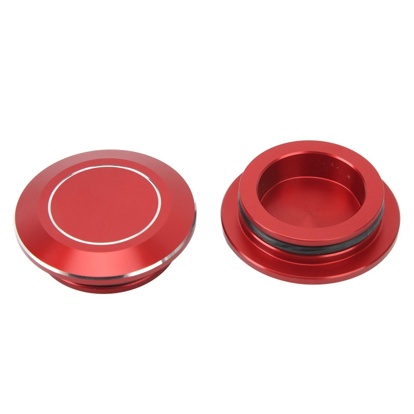 2pcs Motorcycle Frame Hole Cap CNC Aluminum Dustproof Frame Hole Plugs for CMX1100 Red red