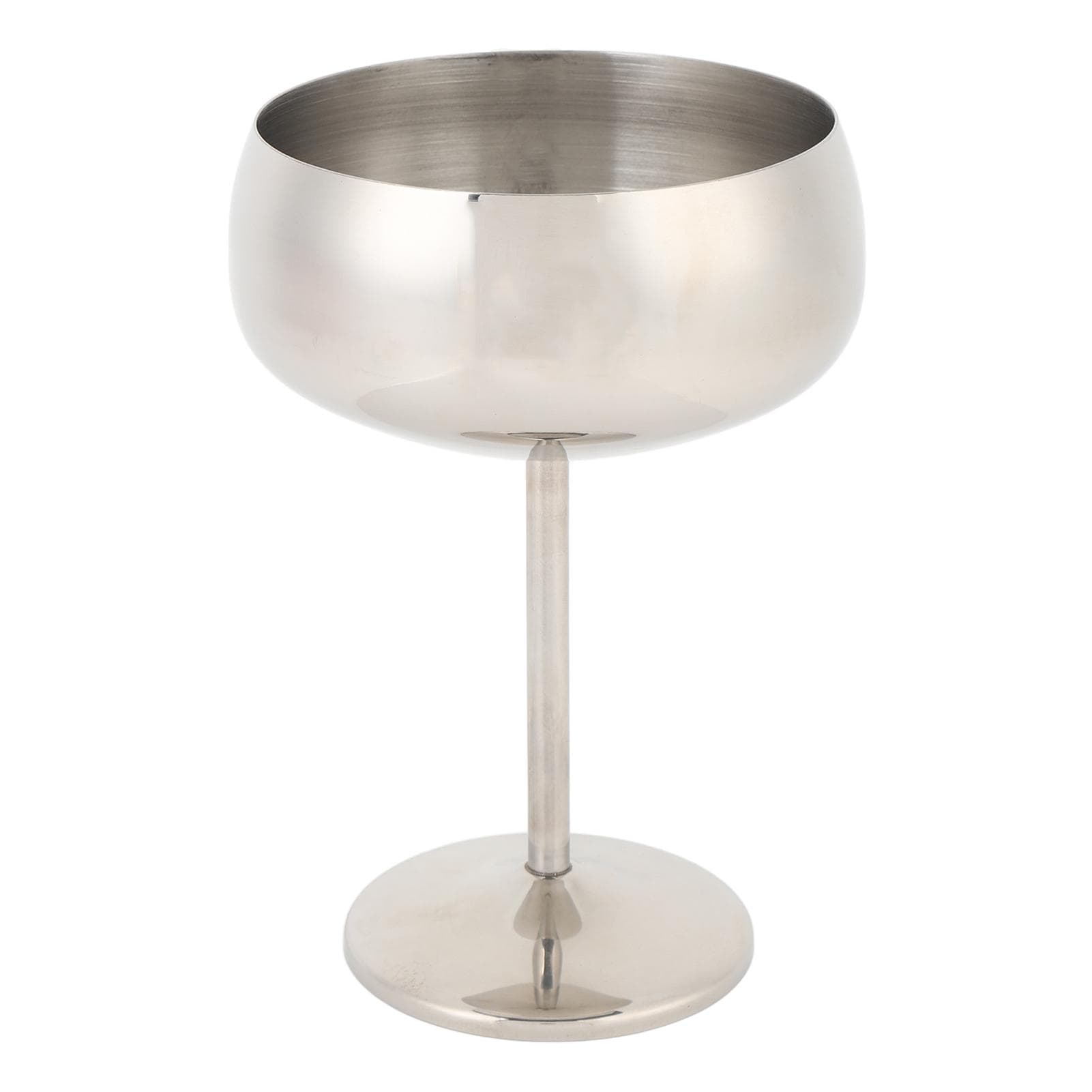 Metal Wine Glass 304 Stainless Steel 400ML Capacity Multifunctional Cocktail Glass for Yogurt L(for 6.5-9kg)