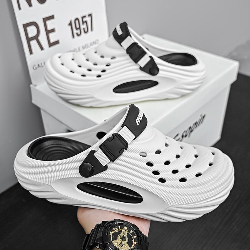 Unisex Summer Slippers Men Clogs Platform Women Beach Sandals Outdoor Casual Non-slip Footwear Men Sandals 44-45