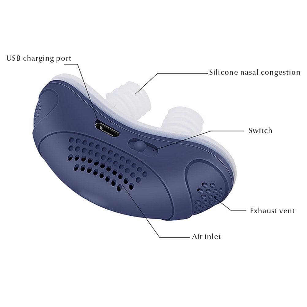 Anti Snoring Device Anti Snoring Solution Electric Stop Snoring Aids for Men and Women white