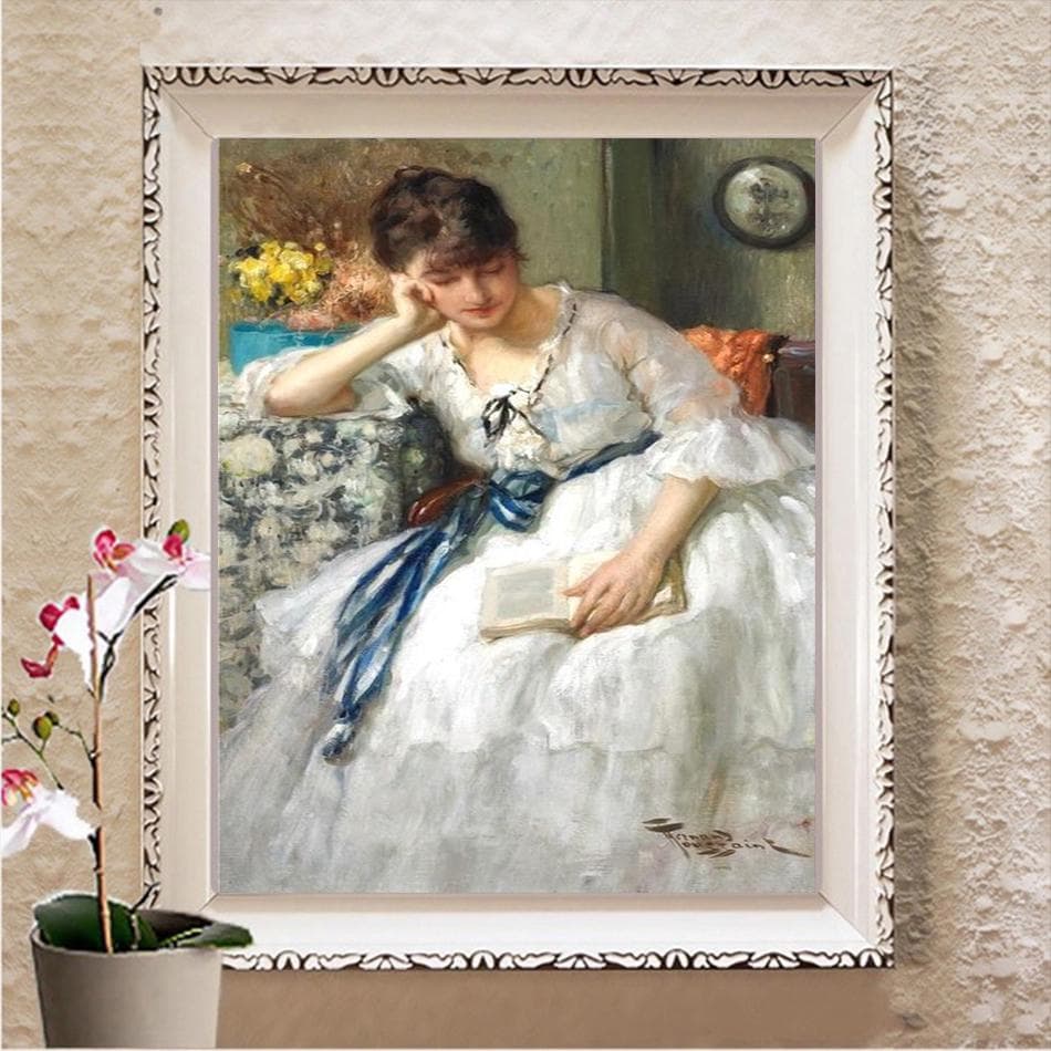5D DIY Diamond Painting Cross Stitch Full Square Round Diamond Embroidery Mosaic Art Picture of Rhinestones Decor Gift Full Square 20X30CM