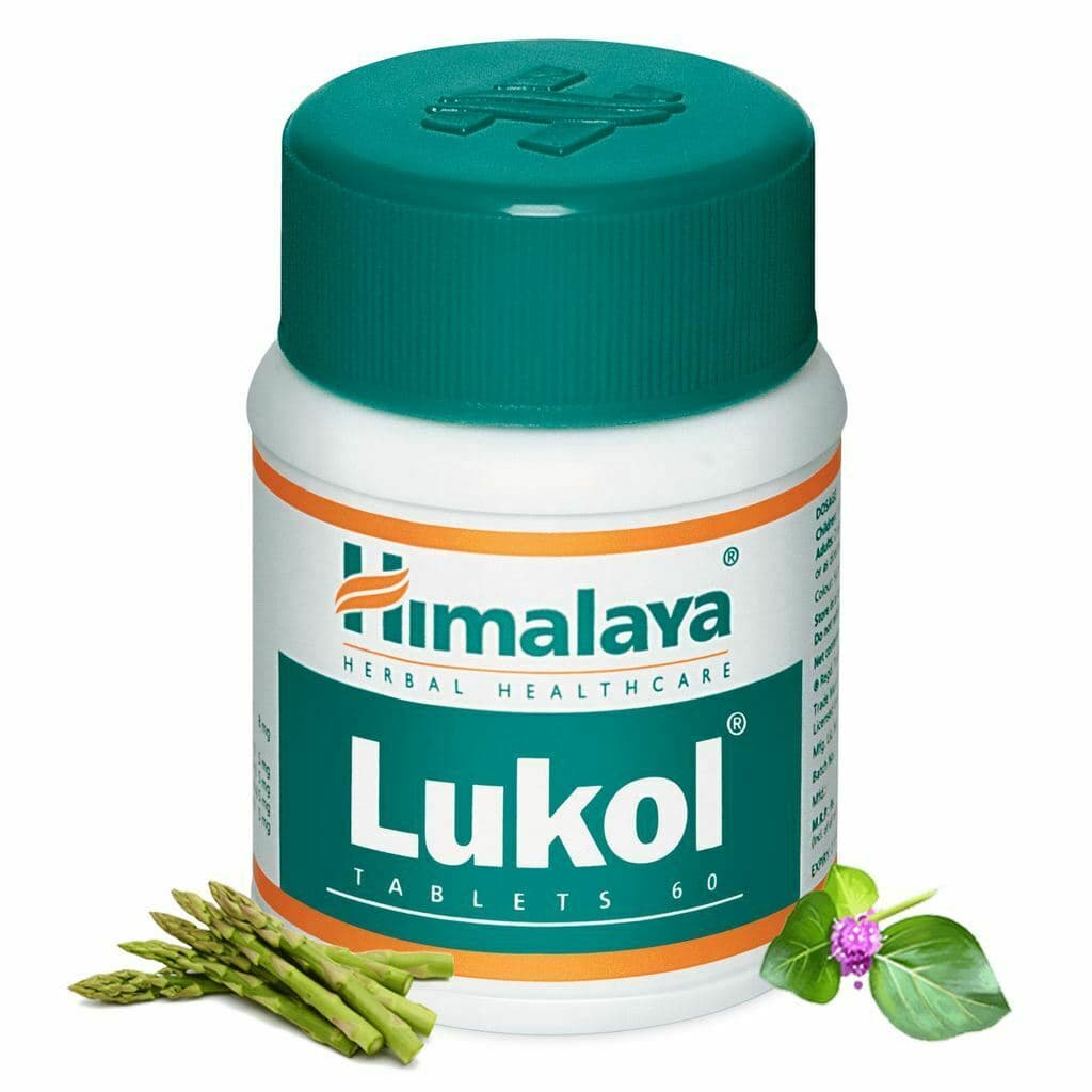 PACK OF 2 X Himalaya Lukol 60 Tablet