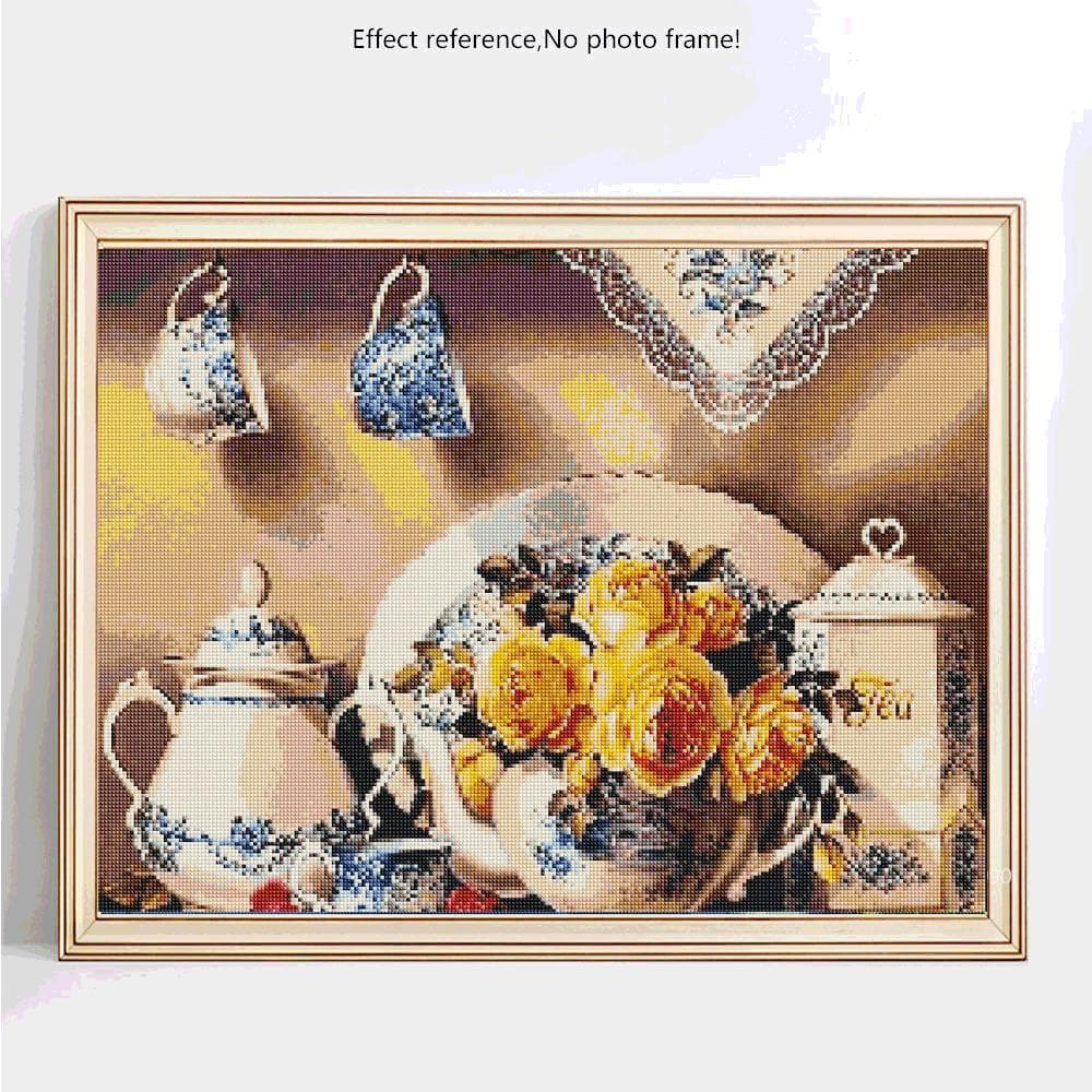5d Diamond Painting Arrivals Flower Picture of Rhinestones Diamond Embroidery Cross Stitch Kits 20X30