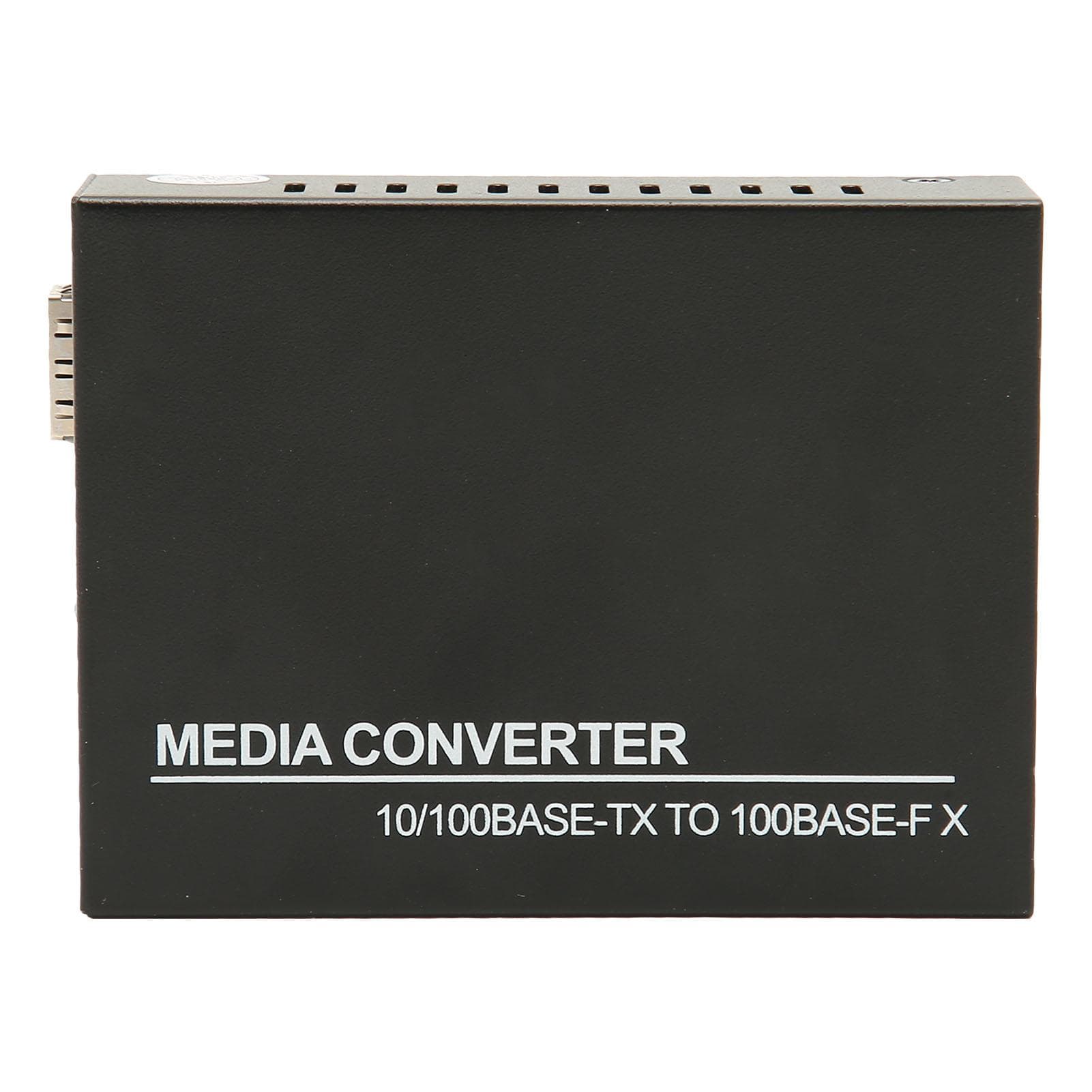 SFP Ethernet Switch 10M 100M Auto Negotiate Full Half Duplex LED Indicator Fiber Media Converter