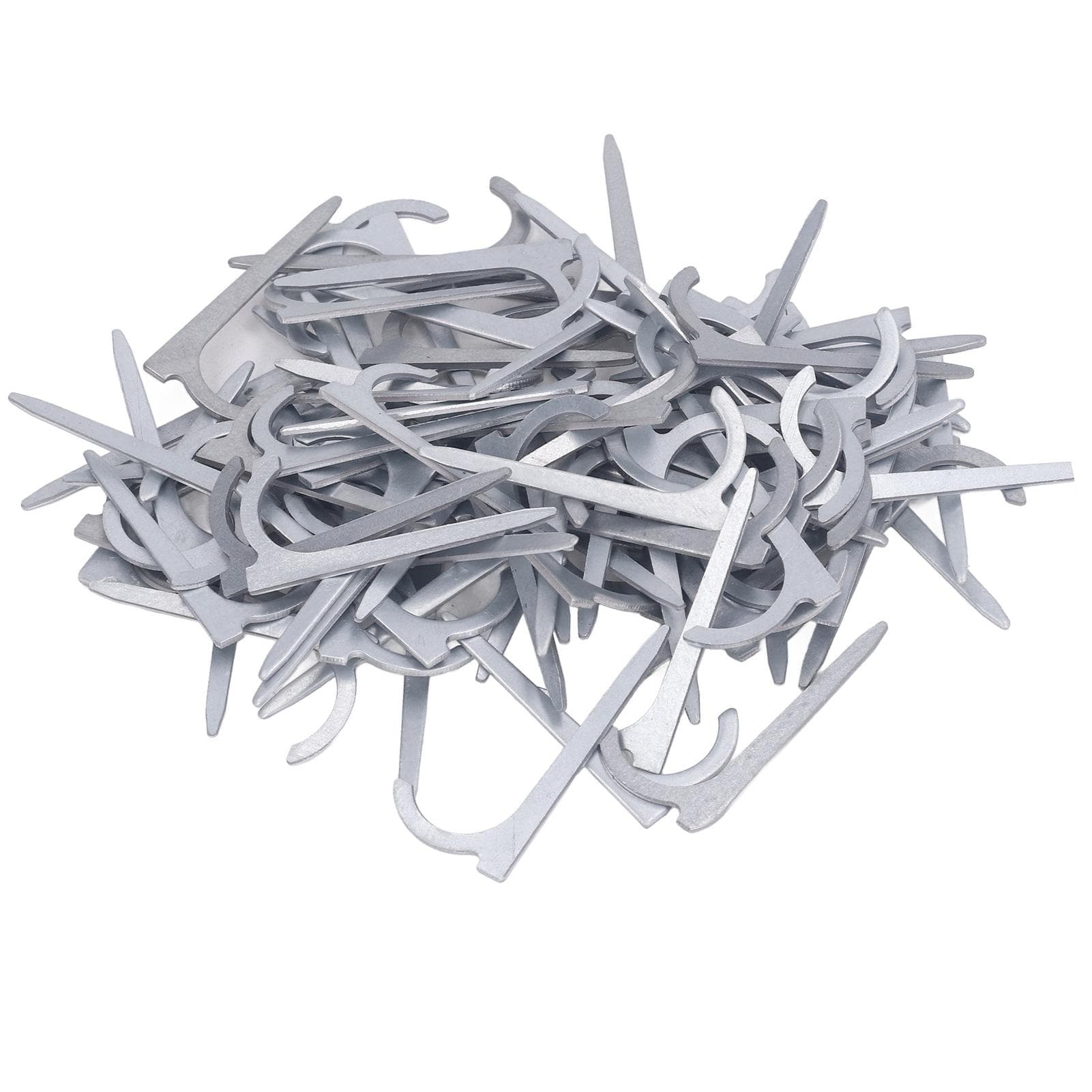 100 Pcs Pipe Hook Nail Carbon Steel High Strength Water Pipes Wires Fixing Nail Wall Fastener