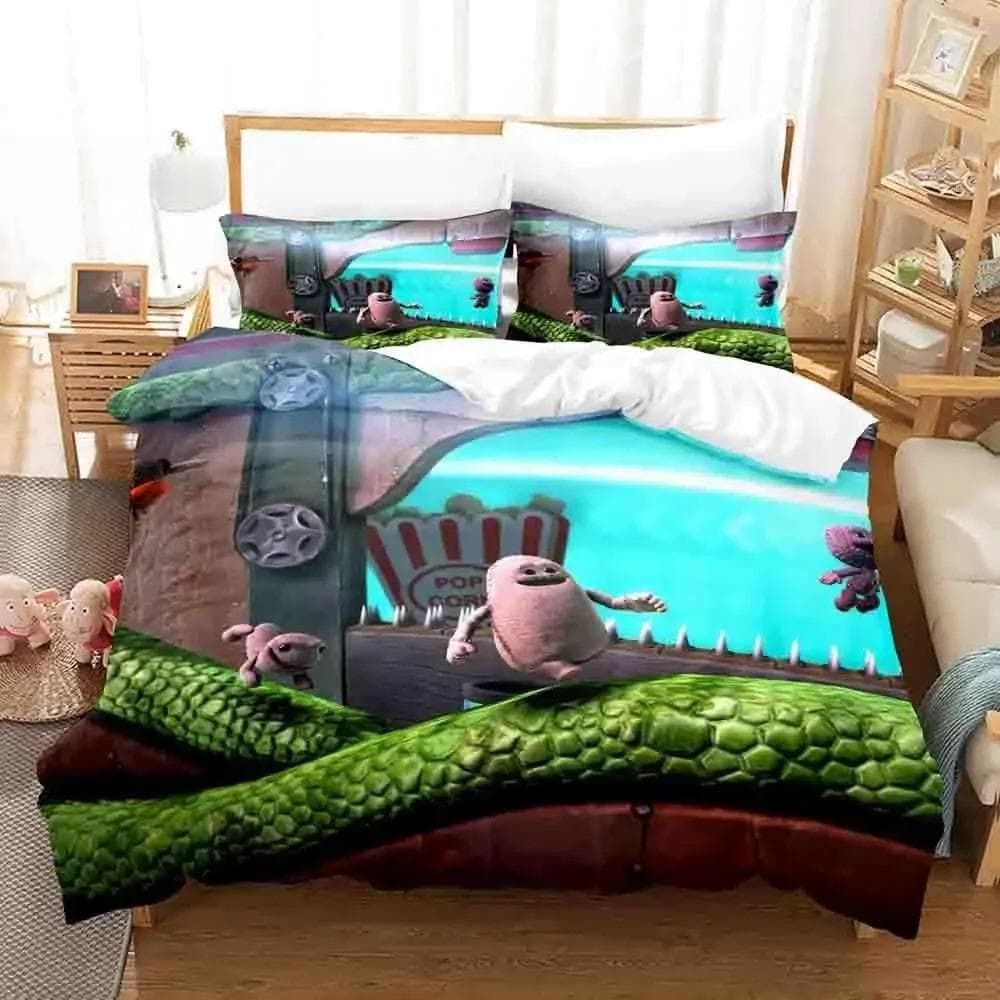 Sackboy Little Big Planet Bedding Set Single Twin Full Queen King Size Bed Set Aldult Kid Bedroom Duvet cover Sets Anime Bed 70x133cm 2pcs