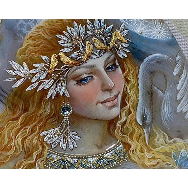 Full Round Drill Diamond Painting girl Cross Stitch Full Display Diamond Embroidery Rhinestones 20X30CM