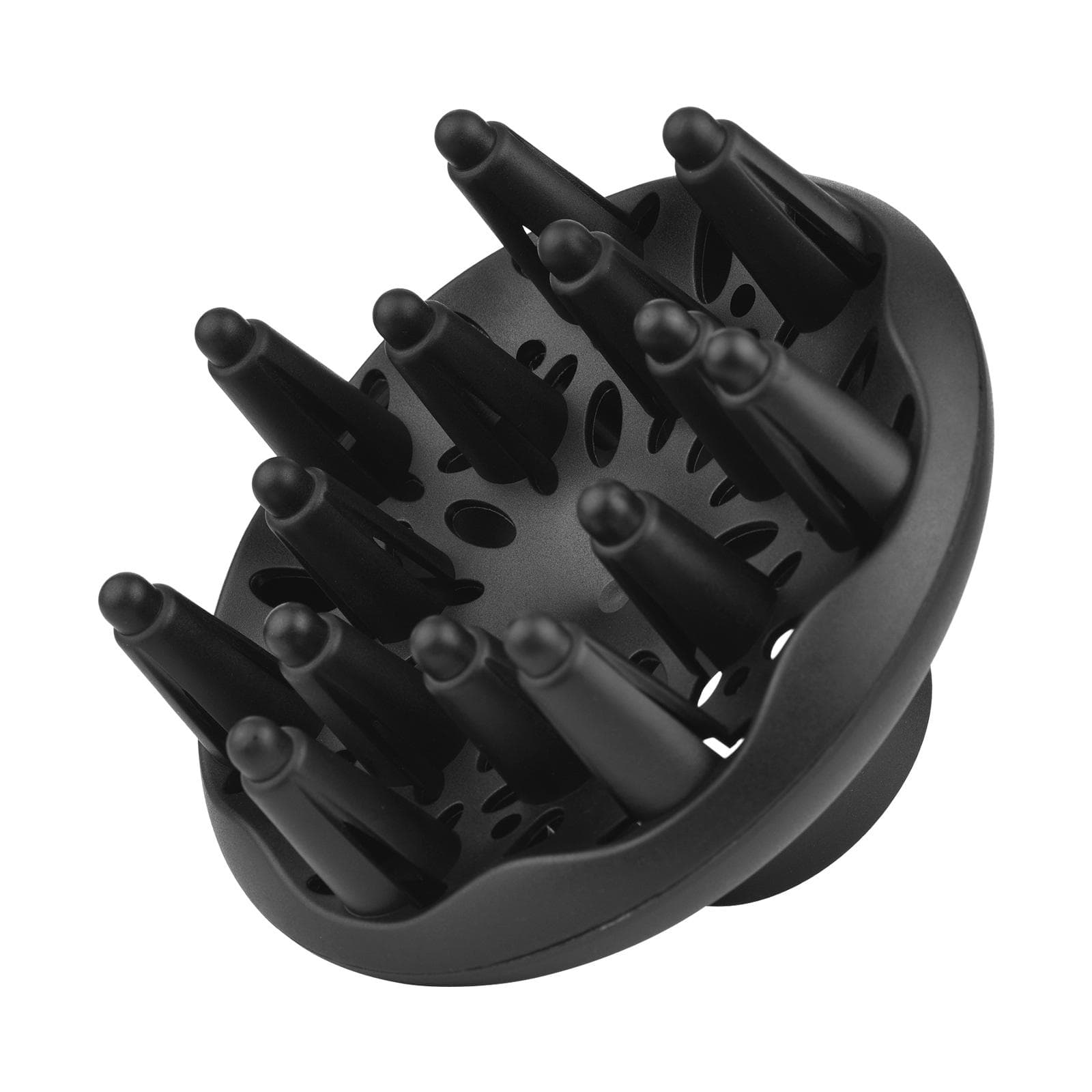Universal Hair Dryer Diffuser for Curly Wavy Hair Blow Dryer Attachment for 1.77in Dryer Nozzle Dry black