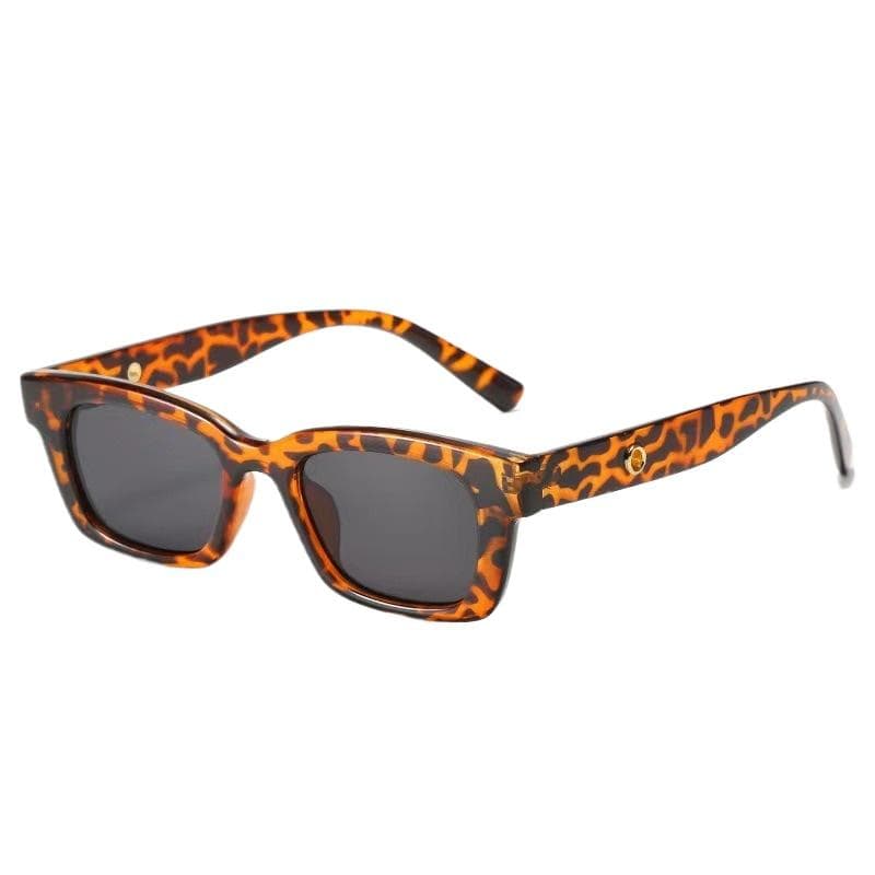 1pc Korean Style Simple Rectangle Polycarbonate AC Lens Fashion Glasses Trendy Eyewear