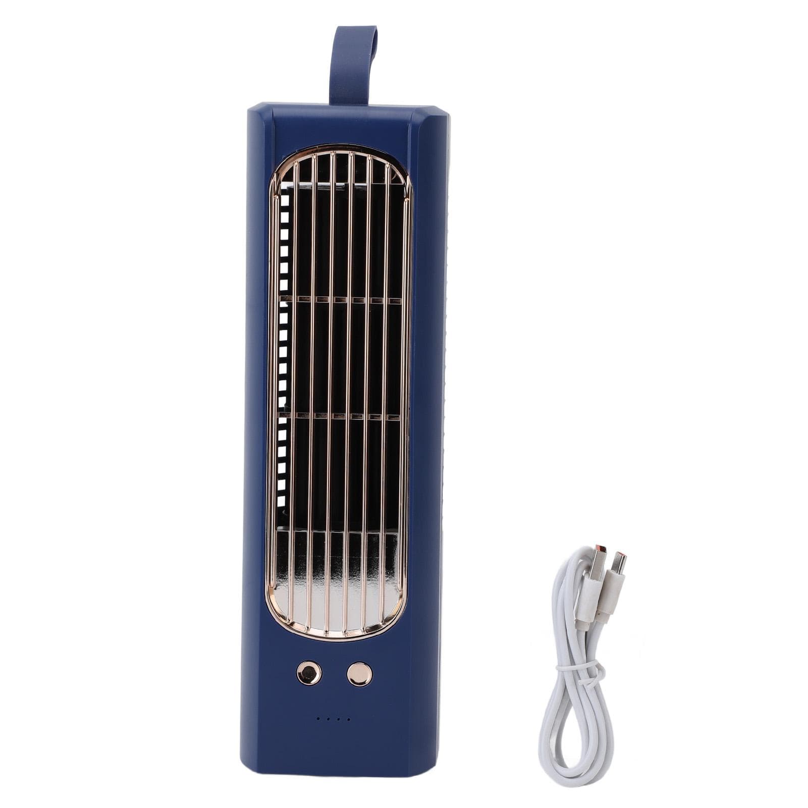 10.6in Tower Fan for Bedroom USB Quiet Floor Fan Oscillating Personal Standing Desk Fan for Indoor