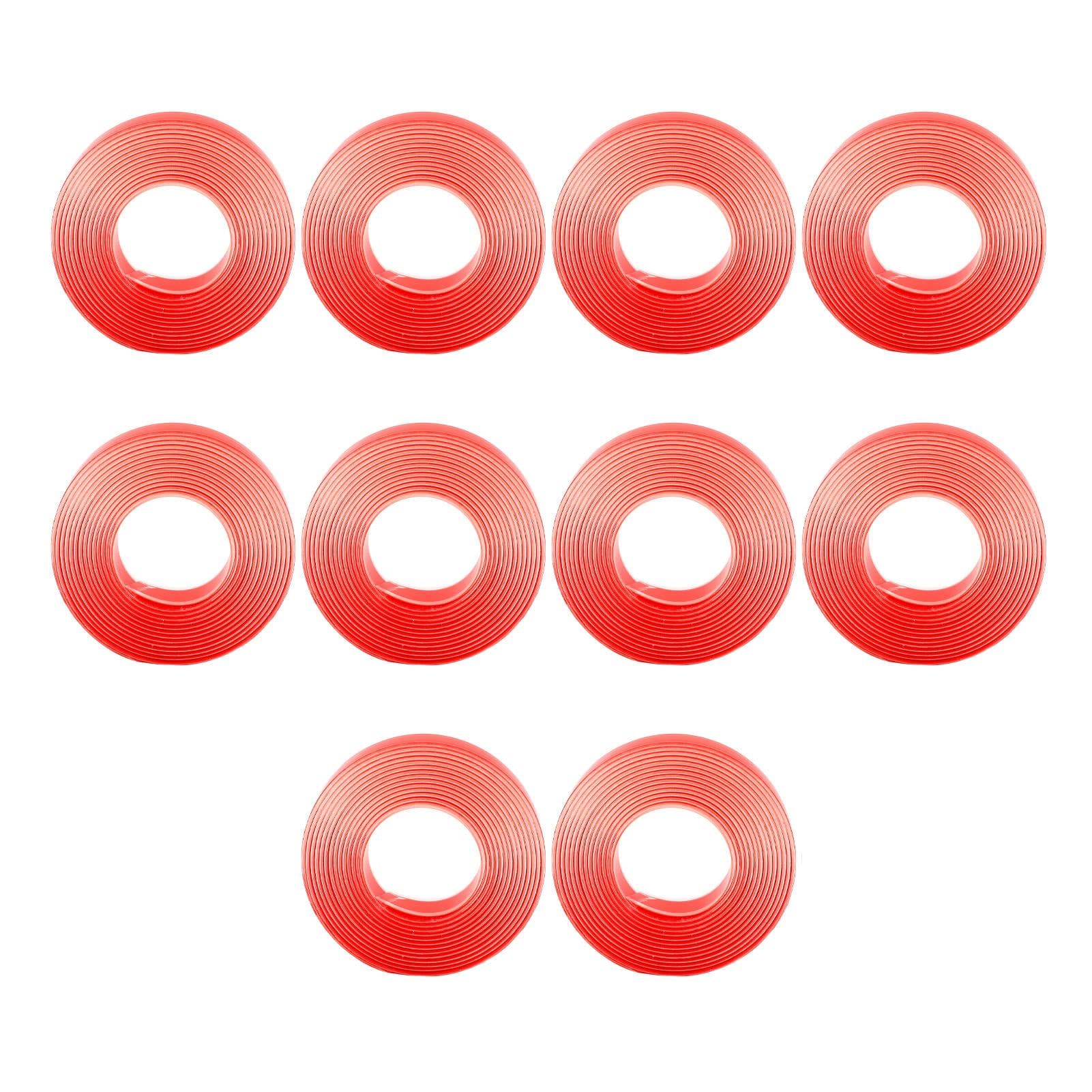 10 Rolls Double Sided Nail Tape Transparent Strong Adhesive Heat Proof Nail Art Display Tape for