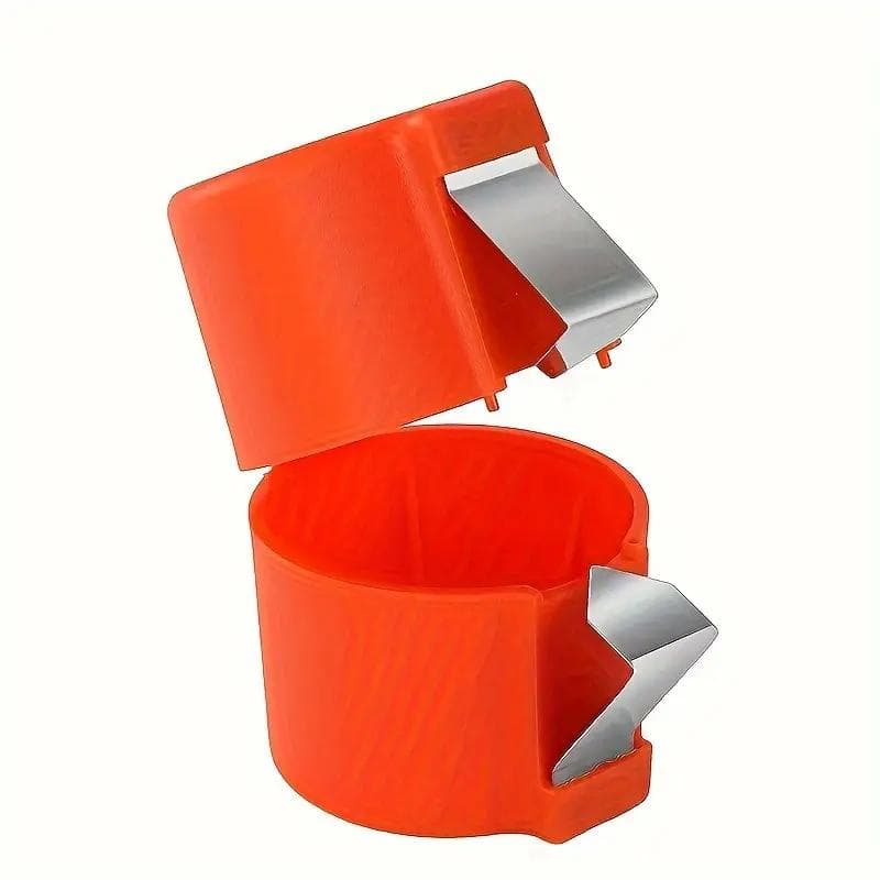 Easy-Clean Egg Shell Separator - Quick Peel & Yolk Divider for Kitchen, Baking Essentials orange