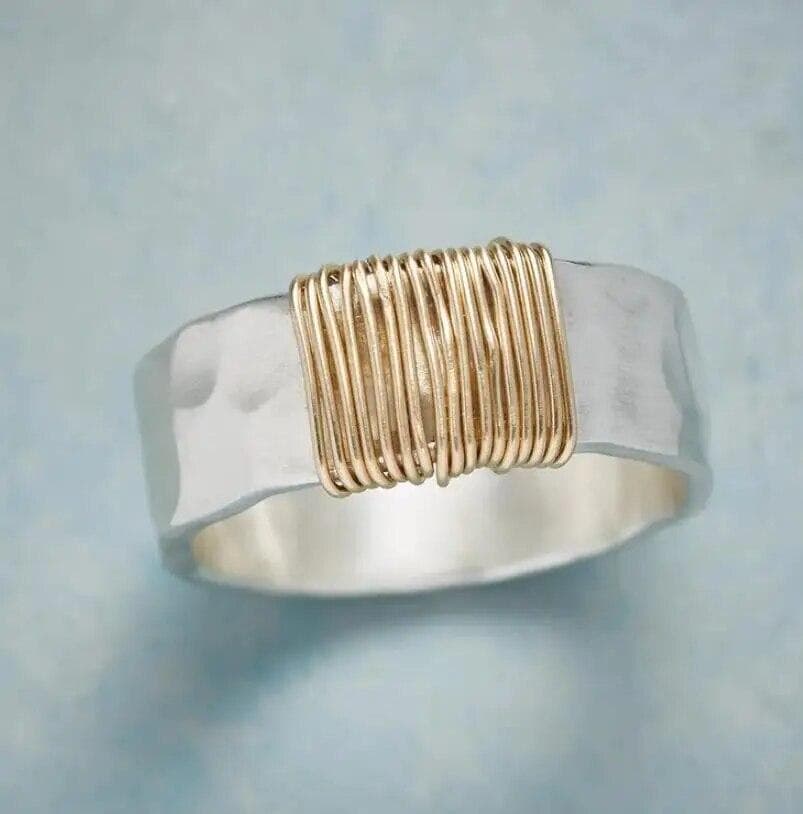 2024 New Niche Geometric Simple Hoop Line Ring For Women Ring Wedding Engagement Rings Gift Fashion Custom Jewelry 11