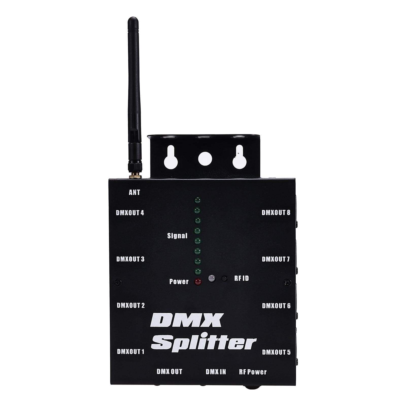 DMX512 Wireless Lighting Signal Amplifier Distributor Signal Decoder 8-channel Signal Output Can be EU Plug