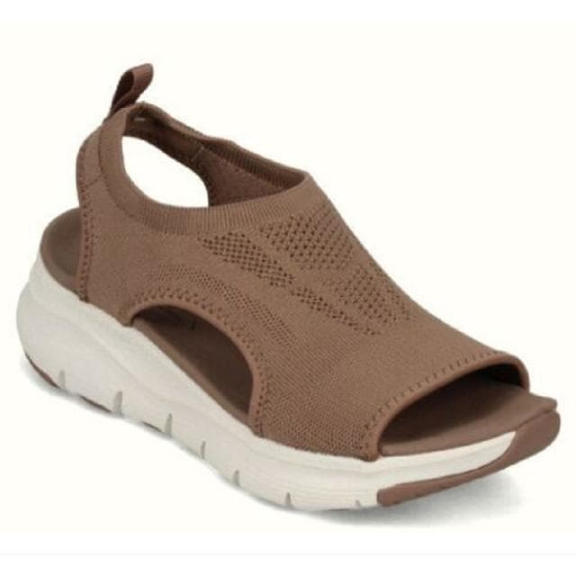 35-45 Plus Size Women's Shoes Summer 2024 Comfort Casual Sport Sandals Women Beach Wedge Sandals Women Platform Sandals Roman Sandals 38 brown