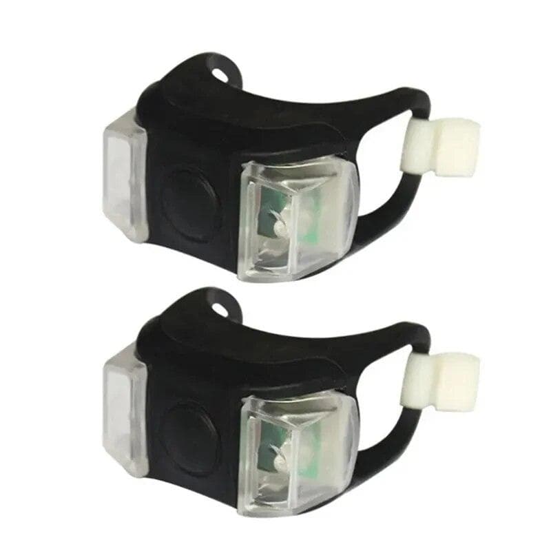 2Pcs Baby Stroller Night Alarm Light LED Caution Lamp Outdoor Remind Security Safety LED Flash Warning Lamp black
