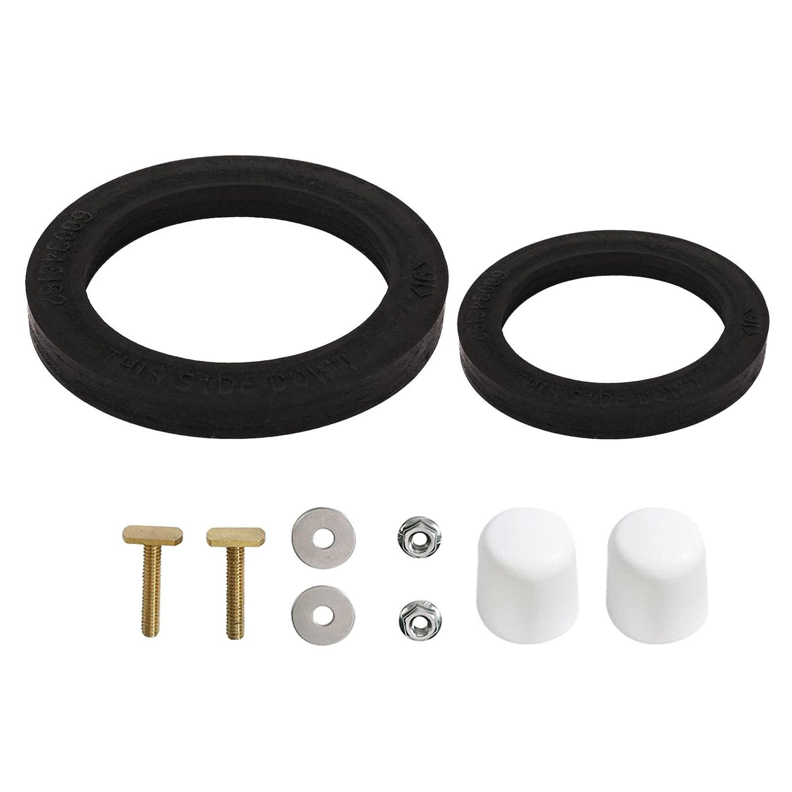 RV Toilet Seal Kit to Replace 385311652&385311658 RV Toilet Gasket Replacements for Dometic 300 310 black