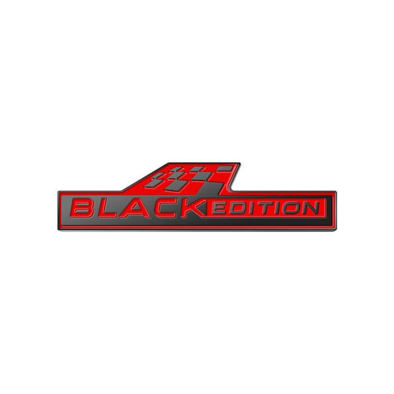 Black Edition Decoration Emblem Car Styling 3D Metal Badge For Octavia Rapid Kodiaq Yeti Fabia Karoq Body Trunk Stickers