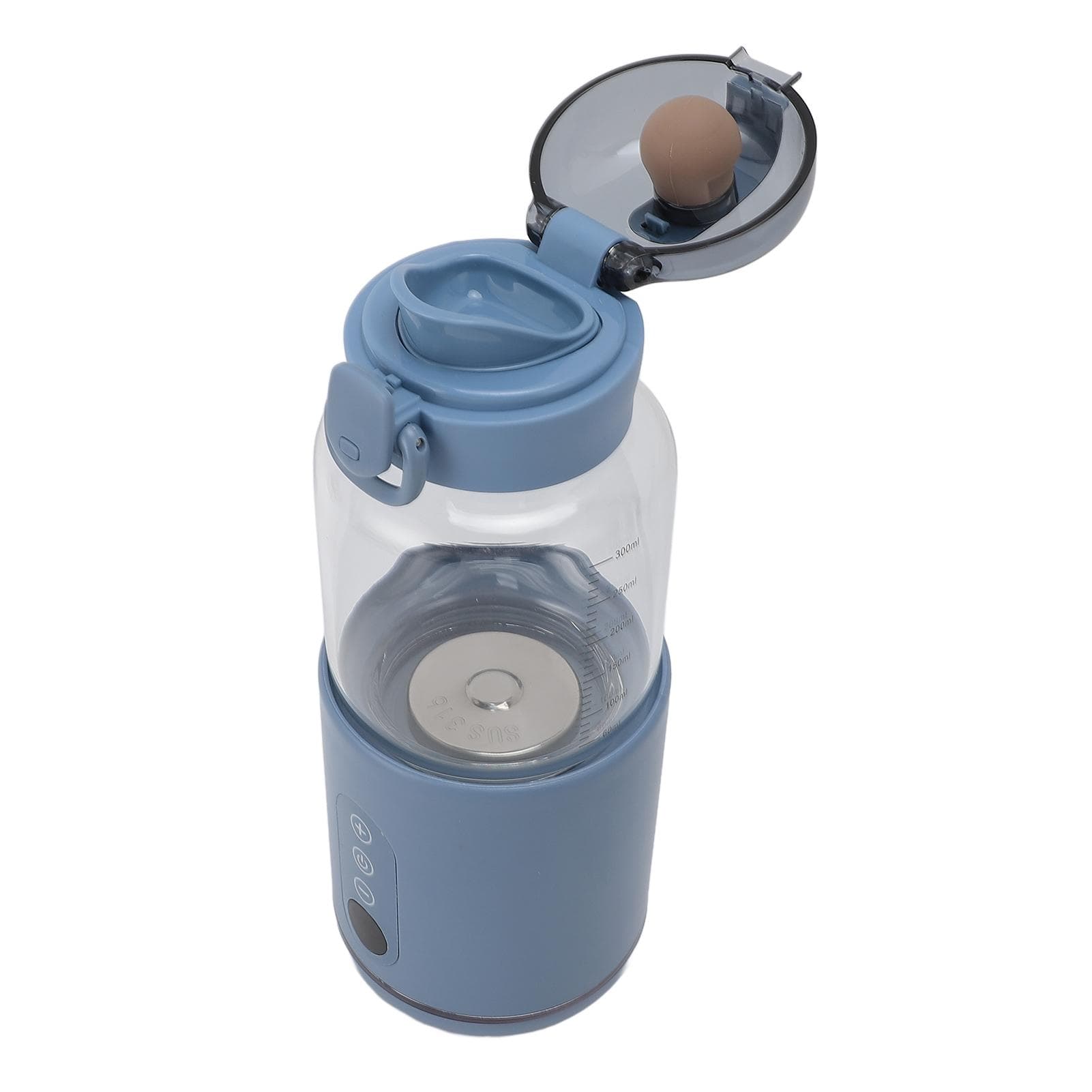 Portable Milk Warmer 300ml Stainless Steel USB Cordless Fast Heating Milk Warmer Insulated Baby