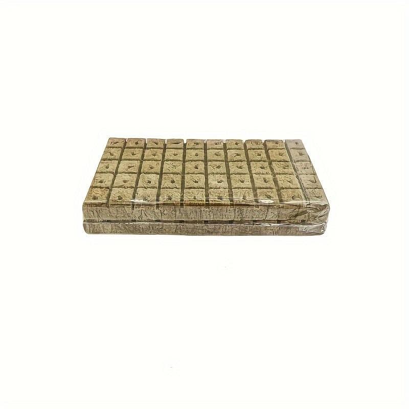 100pcs Rockwool/ Stonewool Starter Cubes for Cuttings, Plant Propagation, And Seed Starting, Plant Germination Equipment 100pcs