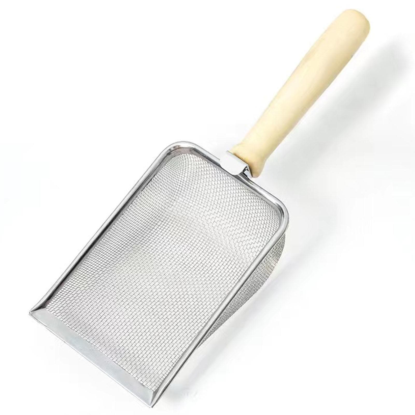 Fine Mesh Cat Litter Mesh Scoop Metal Mesh Cat Litter Scoop Reptile Sand Substrate Scoop Shovel