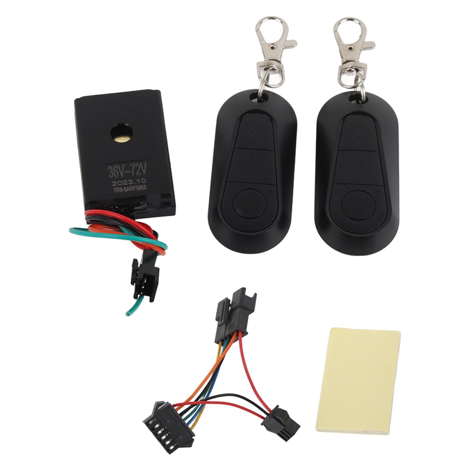 Electric Bike Alarm System One Touch Start Universal Electric Scooter Anti Theft Device 36?72V