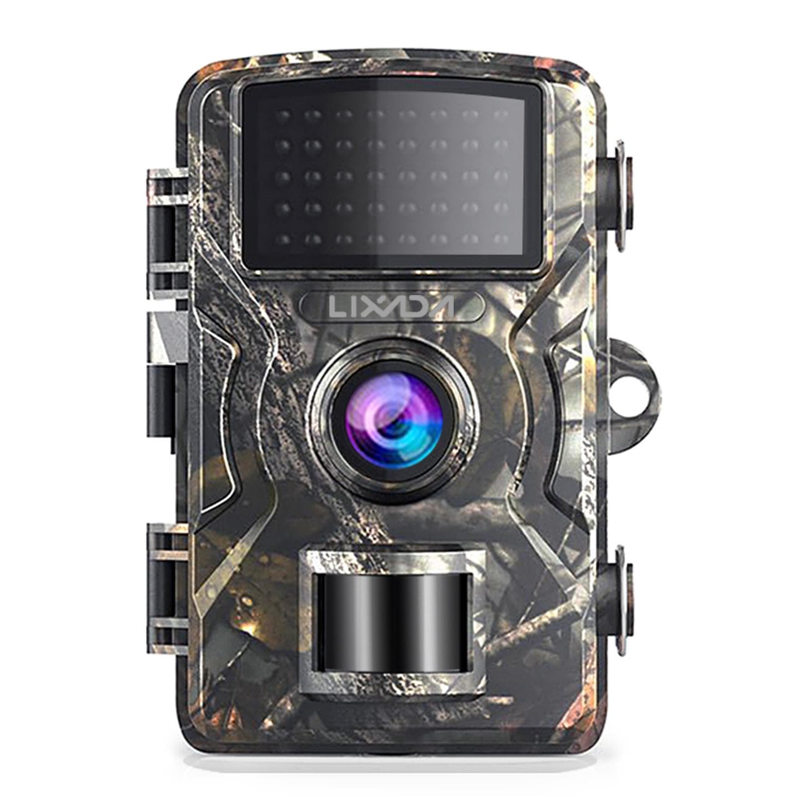 Lixada 16MP 1080P Wildlife Hunting Trail and Game Camera Motion Activated Security Camera IP66 German manual camouflage