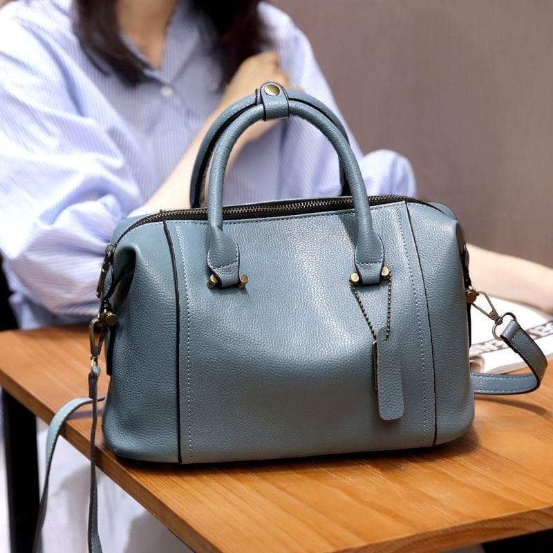 Leather Women's Bags, Crossbody Bags, Large Soft Pure Leather Handbags, Counter Single-shoulder Bags, Versatile Ladies' Bags