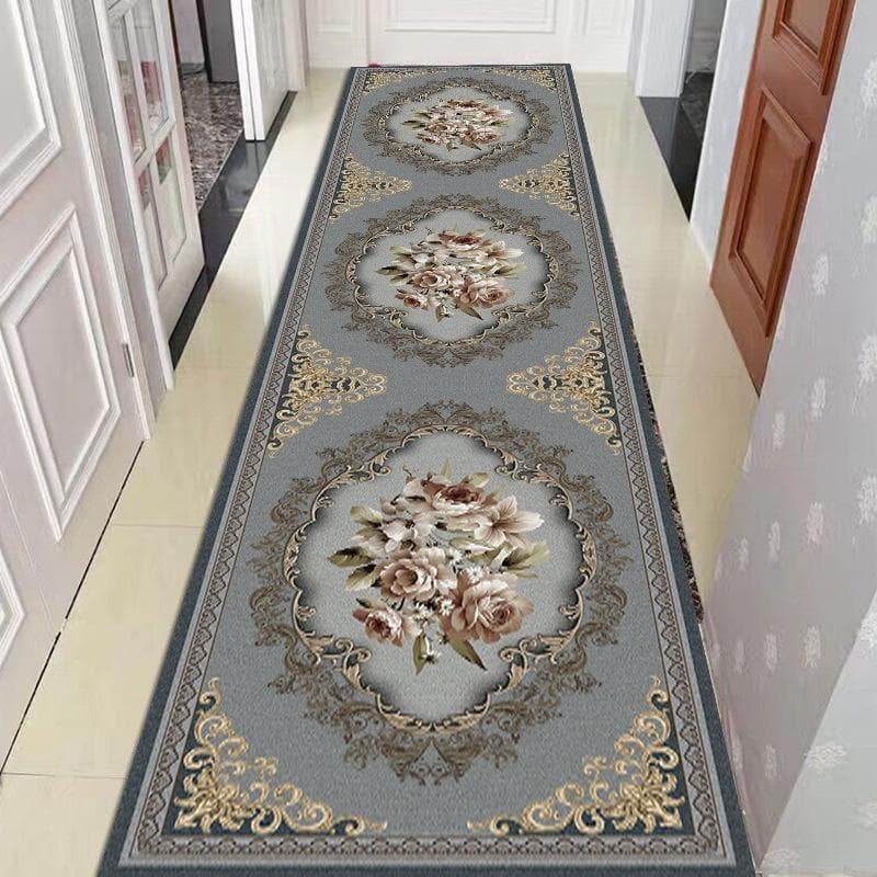 Chinese Style Hall Long Corridor Carpet Runners Wedding Red Hotel Passageway Entrance Mats Aisle Home Customizable Stairway Rug 100x200cm