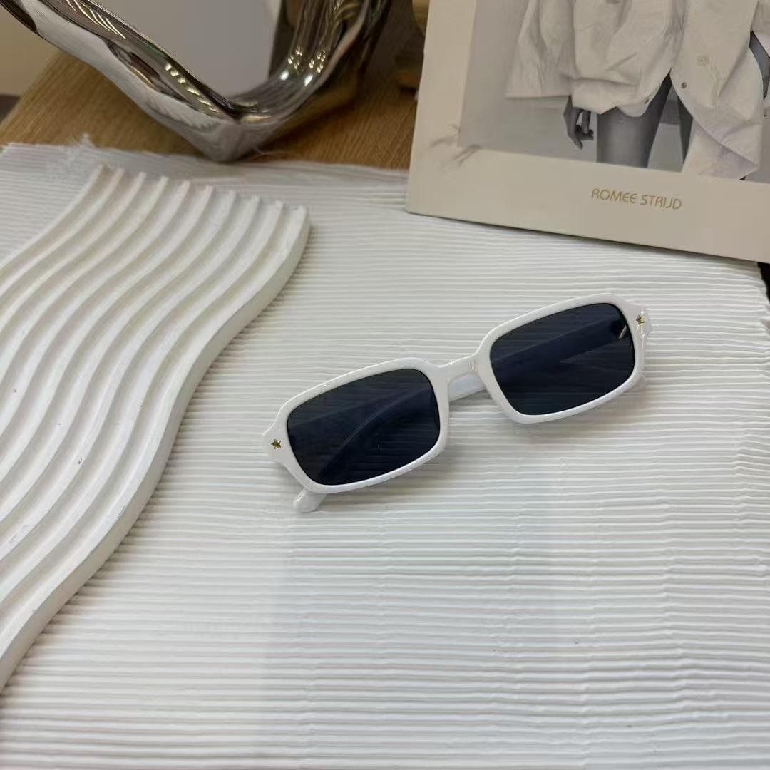 Rectangle Vintage Sunglasses for Men Women Anti Glare UV Protection Driving Travel Fashion Sun Glasses Unisex