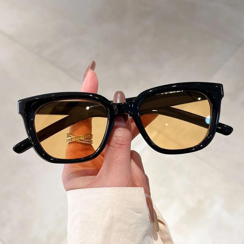 Vintage Square Sunglasses Women Men Luxury Designer Sun Glasses Punk Gradient Shades UV400 Protection