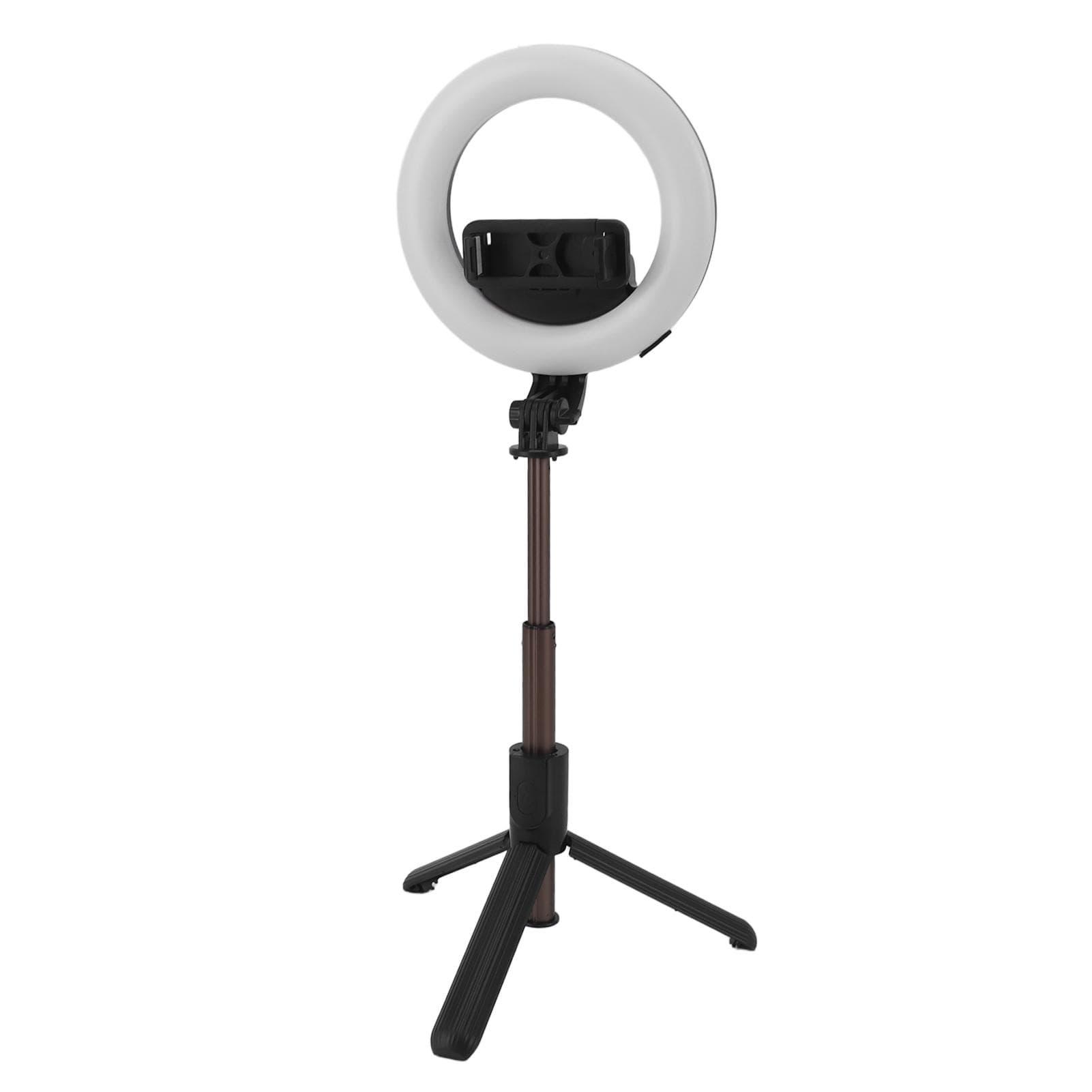 Desk Tripod Fill Light 3 Modes Portable 5 Inch Circle Selfie Fill Lamp with Bluetooth Remote for