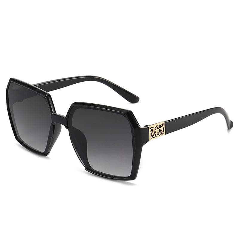 New Fashion Square Frame Sunglasses For Women High-end Sun Protection Trendy 1044