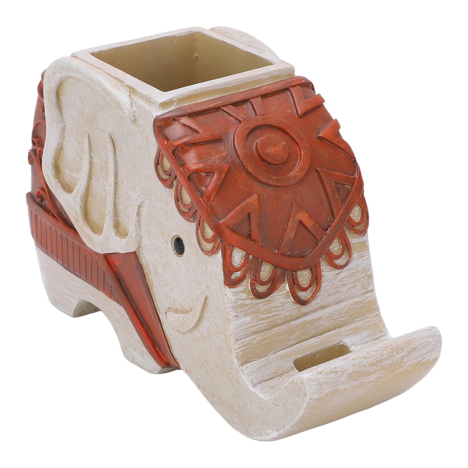Elephant Pen Container Synthetic Resin Multi Purpose Storage Vivid Lovely Modeling Strong Durable