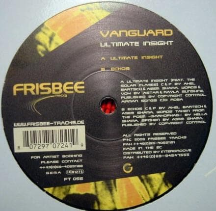 12inch Record VANGUARD - Ultimate Insight FT056 Frisbee Tracks 2003 Germany Dance & Electronica Used
