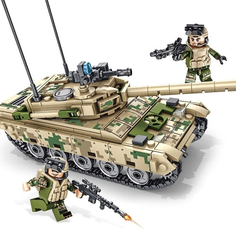 Blocks Kids Building Bricks Boys Toys Puzzle VT-4 Tank Model Military Boys Men Gift Home Decor 105562