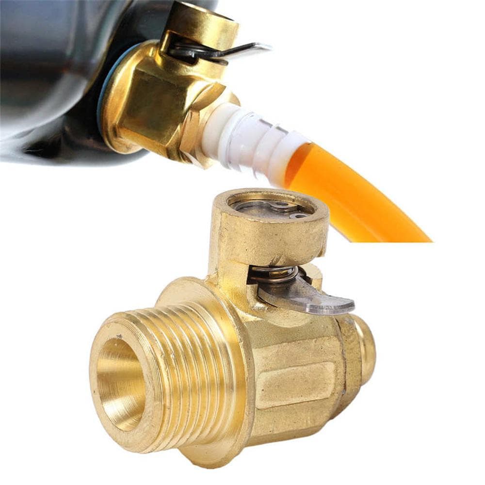 F105S M20-1.5 Thread Quick Oil Drain Valve with LC10 Safety Clip Car Accessories