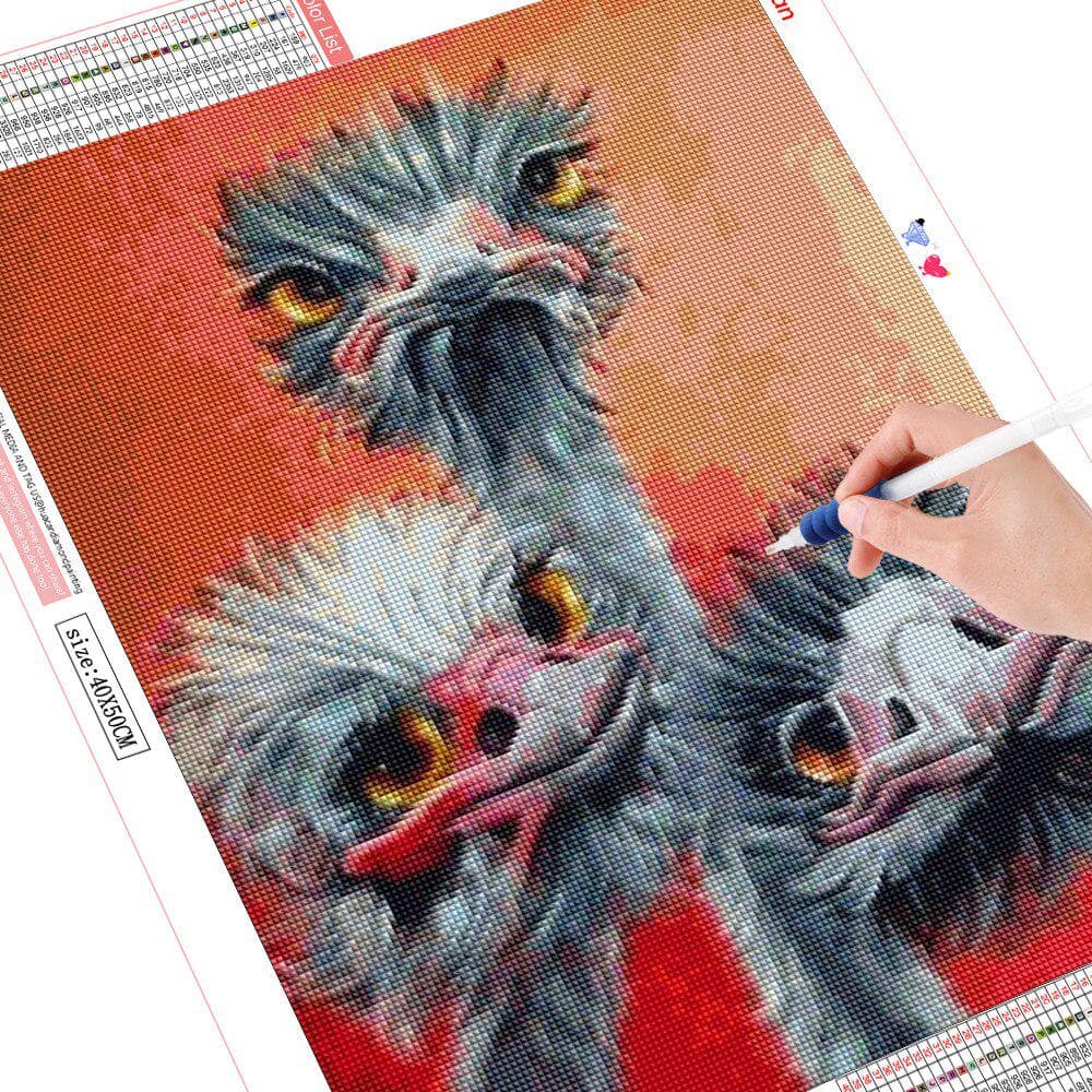 Diamond Embroidery Full Display Animal Diamond Mosaic Diamond Painting Cross Stitch 20X30