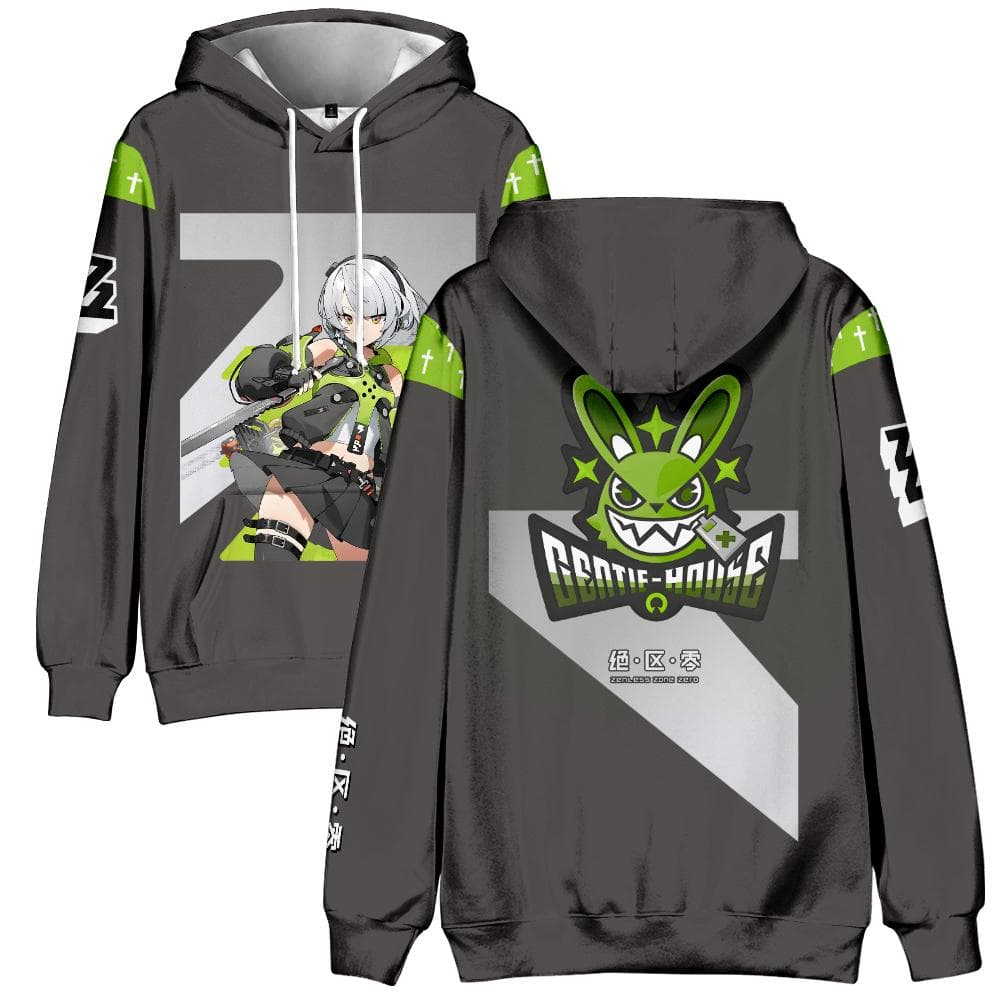 Fashion for Fans of Zenless Zone Zero Anime Printed Sweatshirt Outdoor Sport Cosplay Pullovers Hoodie Cosplay Costume XXXXL