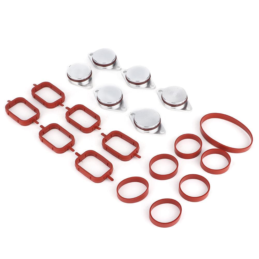 Swirl Blanks Flaps Repair Delete Kit with Intake Gaskets 11617790198 Fit for E38 E39 E46 E53 E60