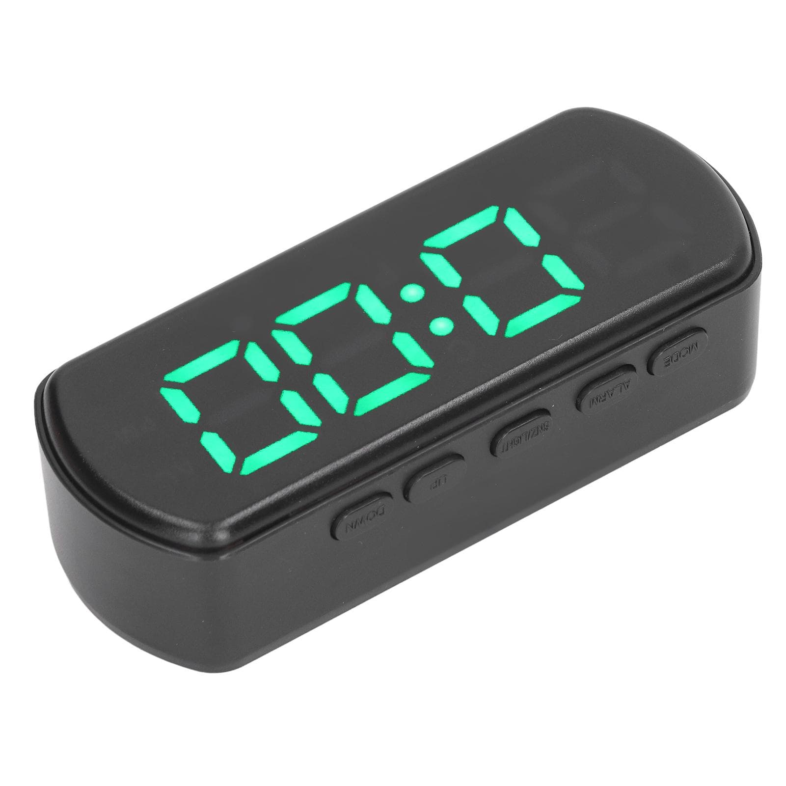 Digital Alarm Clocks Snooze Temperature 12 24Hr Small Electronic Desk Clock with LED Display for green