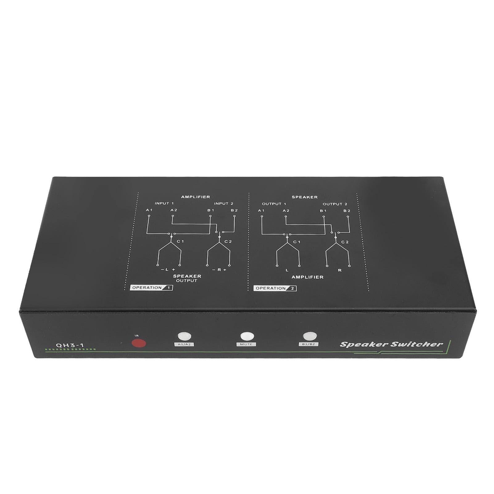 Amplifier Speaker Switcher with Remote Control Lossless Transmission HiFi XLR Jack Amplifier
