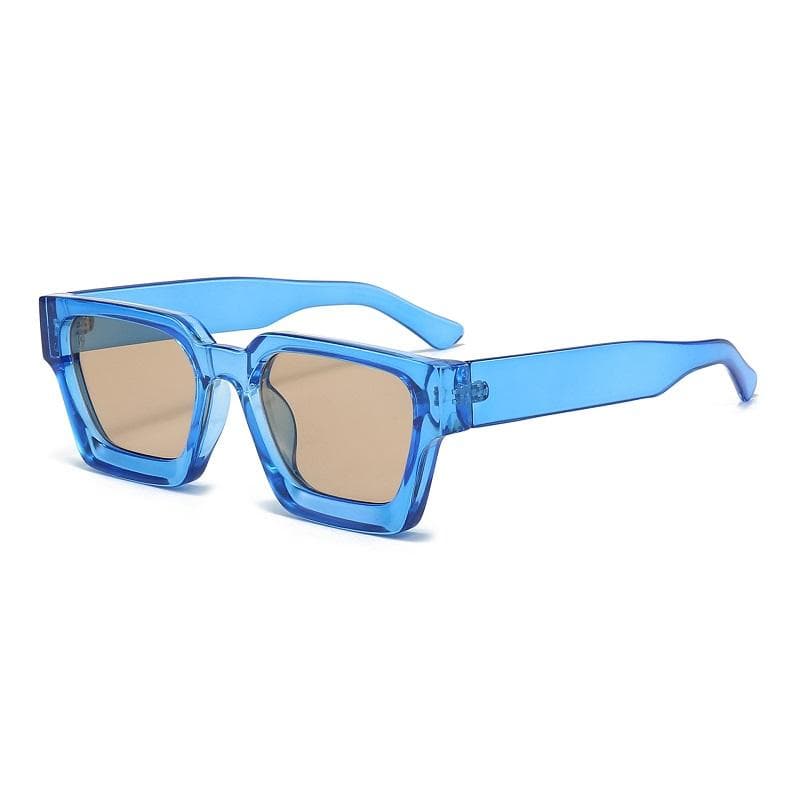 Trendy Oversized Square Sunglasses for Men Women Thick Frame Fashion Eyewear European American Style