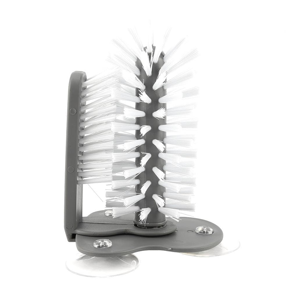 360 degrees Glass Cup Brush Cleaner Washer with Suction Cups Bar Kitchen Cleaning Tool