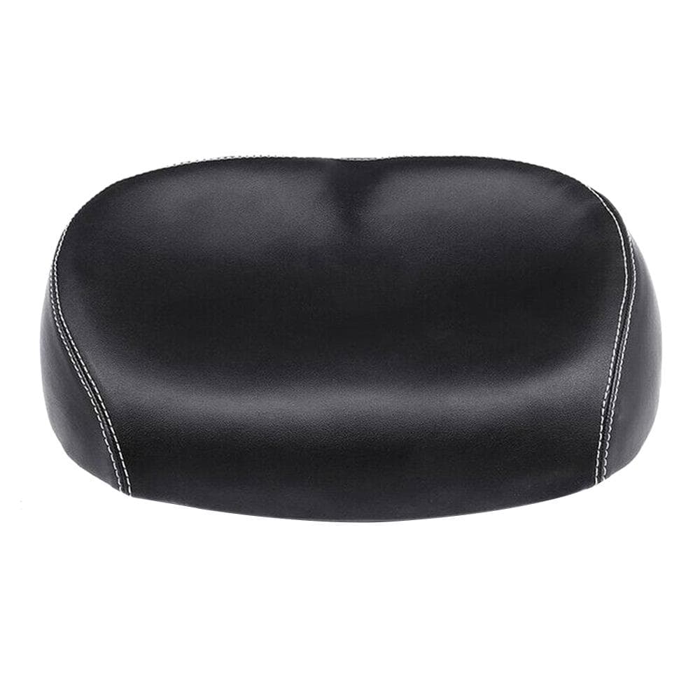Big Ass Bike Cycling Noseless Saddle Wide Large Soft PU Pad Seat Black