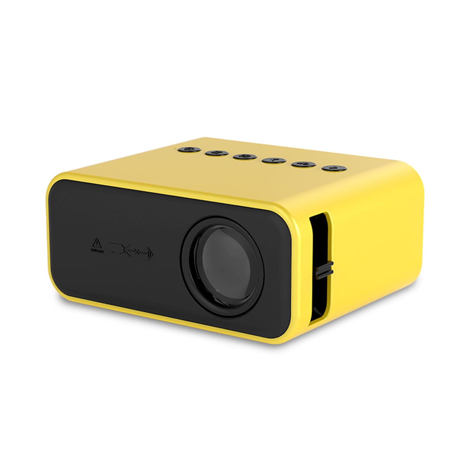 Mini Projector Home Theater Digital Projector yellow